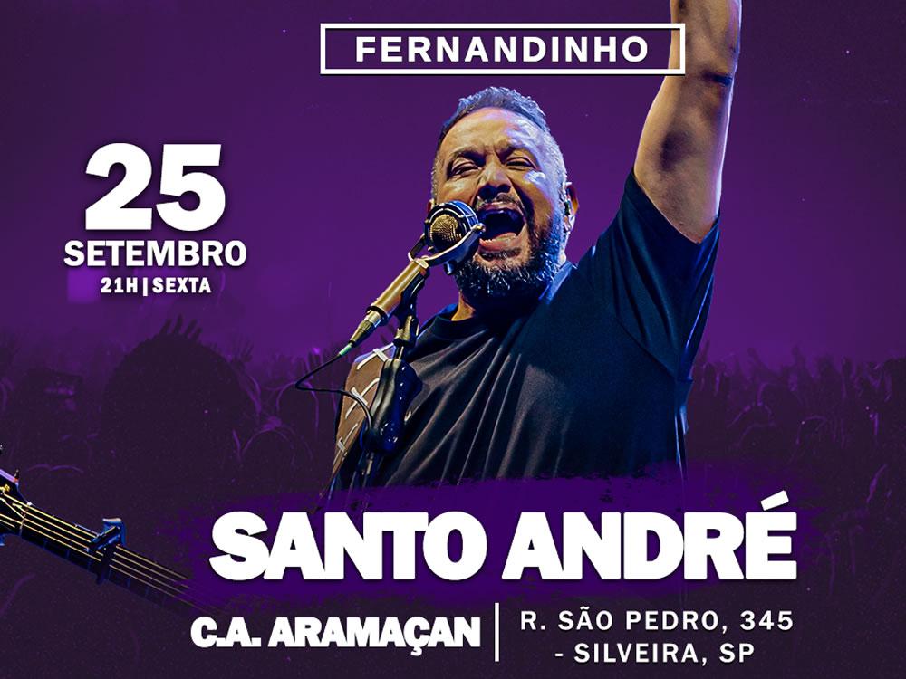Grande Show Solidário de Fernandinho na cidade de Santo André