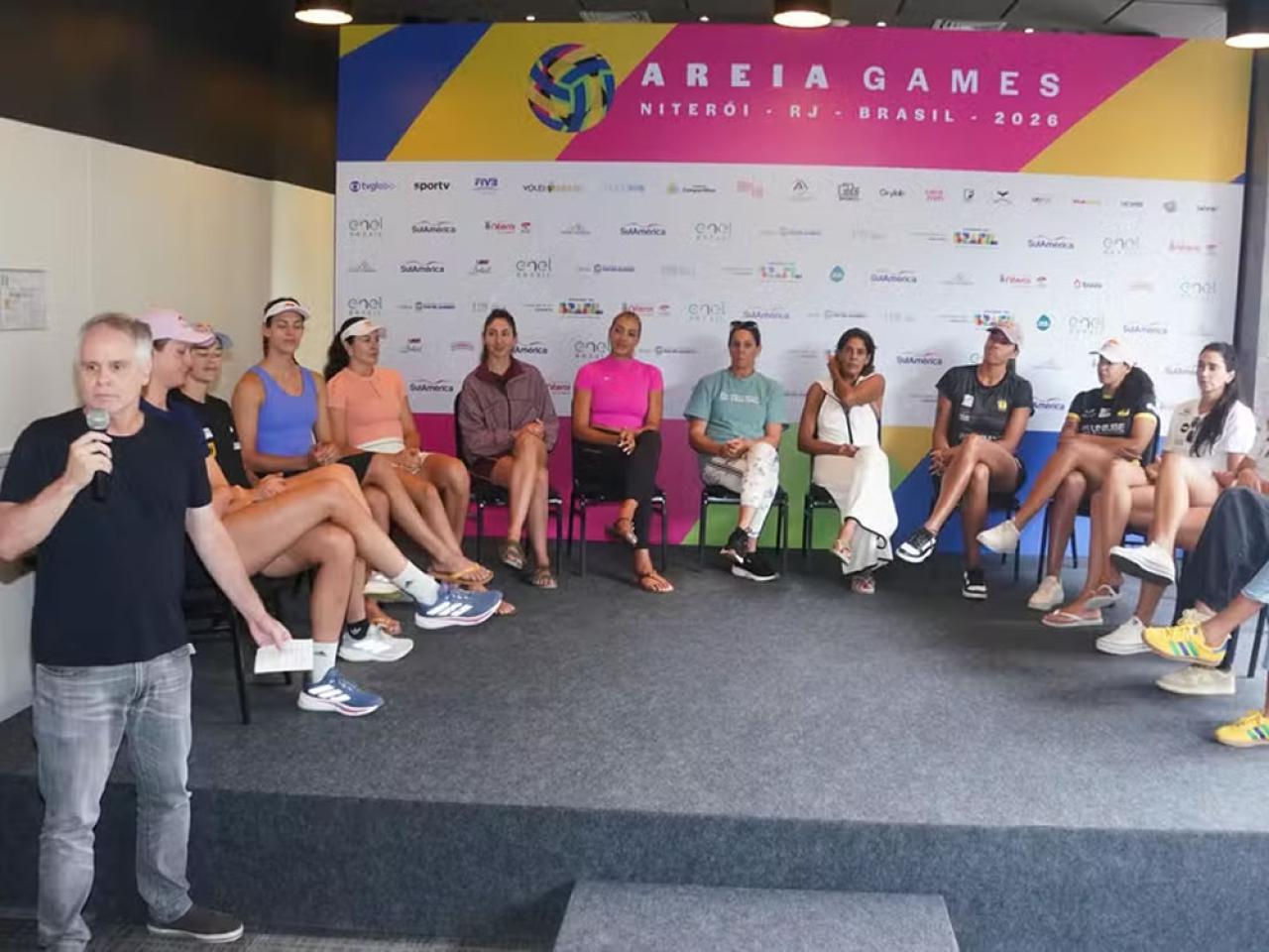 Areia Games reúne campeãs olímpicas e mundiais do vôlei
